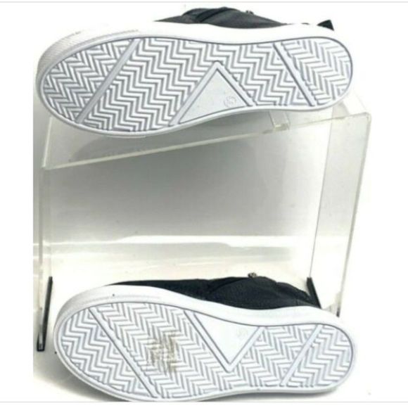 Makers Womens/Girls Sneakers  High Top Textured Zipper Shoes Med Size 6 - NEW - Picture 3 of 3